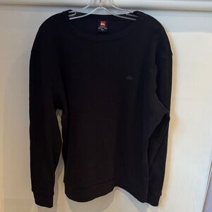 Quiksilver Men's Classic Black Crewneck Sweater